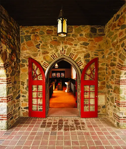Grace Episcopal Church entrance